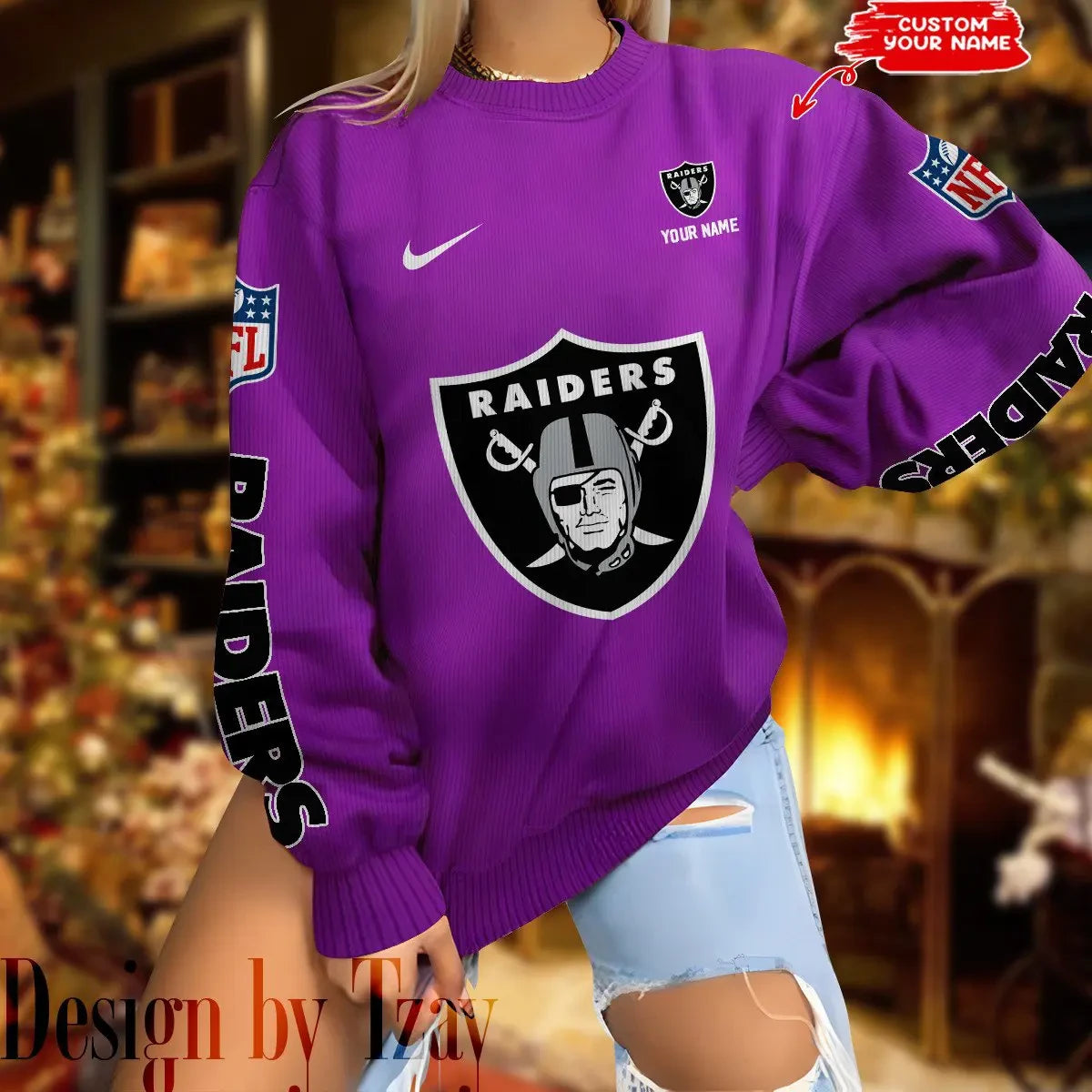 Las Vegas Raiders New Woolen Sweater BGSWT201
