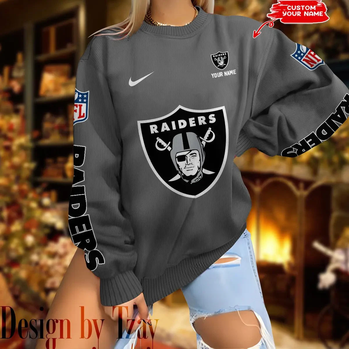 Las Vegas Raiders New Woolen Sweater BGSWT201