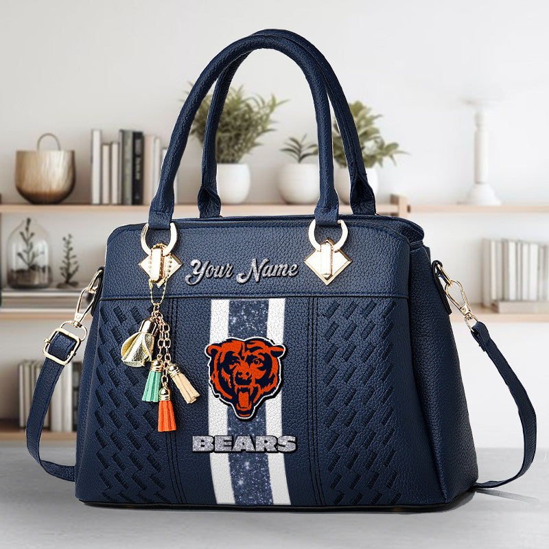 Chicago Bears DMHY0780 Zip Handbag Multicolor