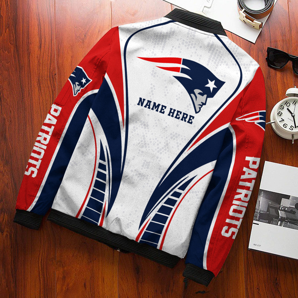 New England Patriots Personalized Bomber Jacket BG523