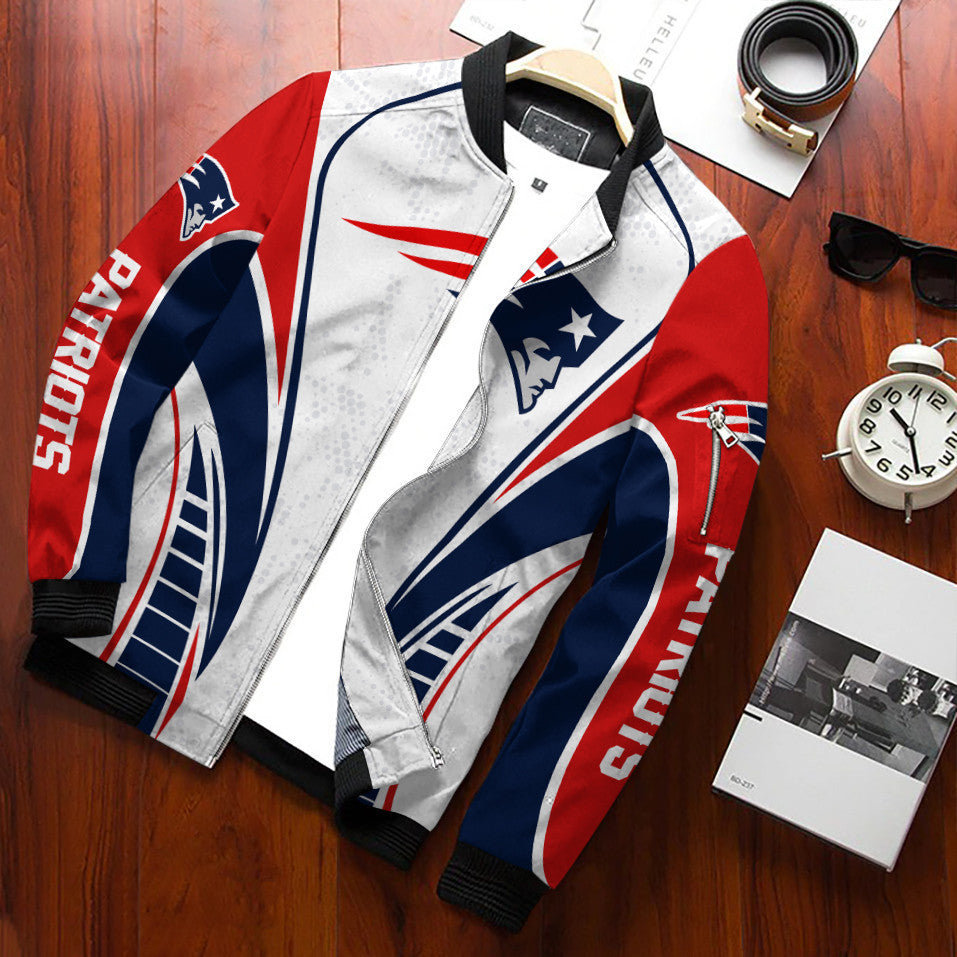 New England Patriots Personalized Bomber Jacket BG523