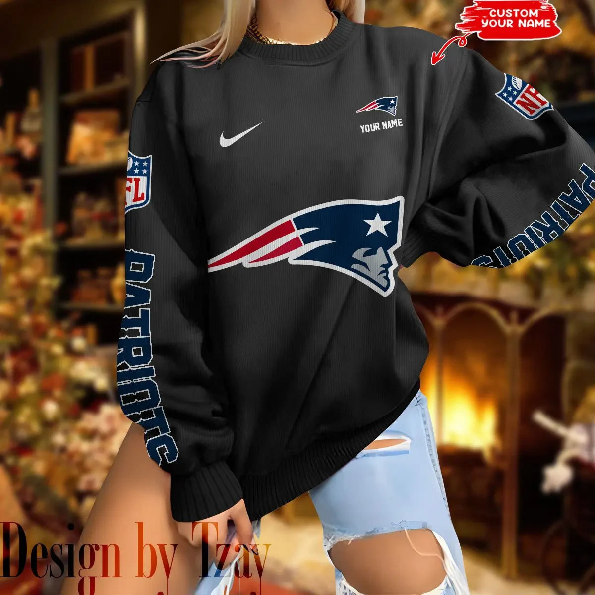 New England Patriots New Woolen Sweater BGSWT206