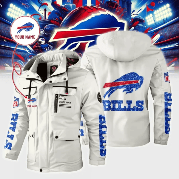 Buffalo Bills Personalized Winter Windbreaker Jacket ANZWWJ004