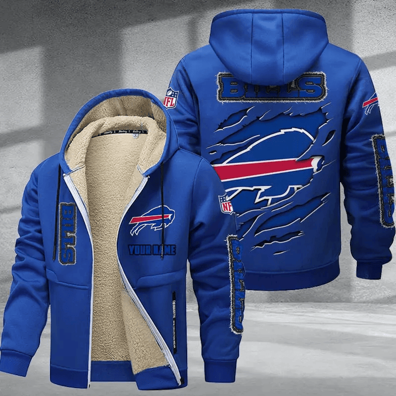 Buffalo Bills DMTZ0357 Thickened Zipper Hoodies