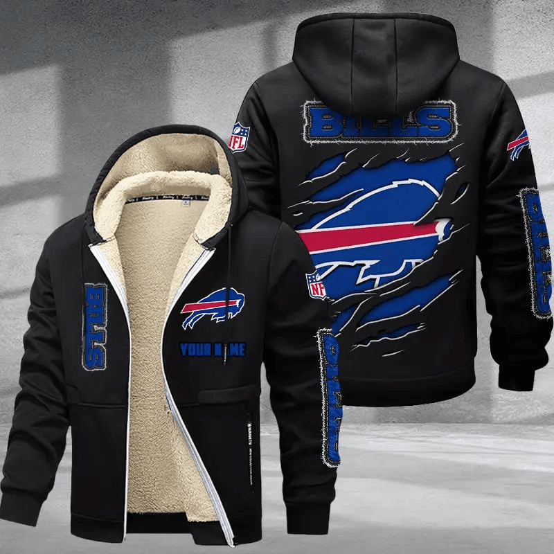 Buffalo Bills DMTZ0357 Thickened Zipper Hoodies
