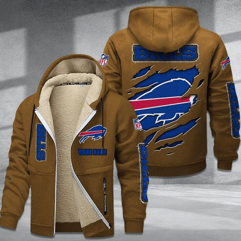 Buffalo Bills DMTZ0357 Thickened Zipper Hoodies