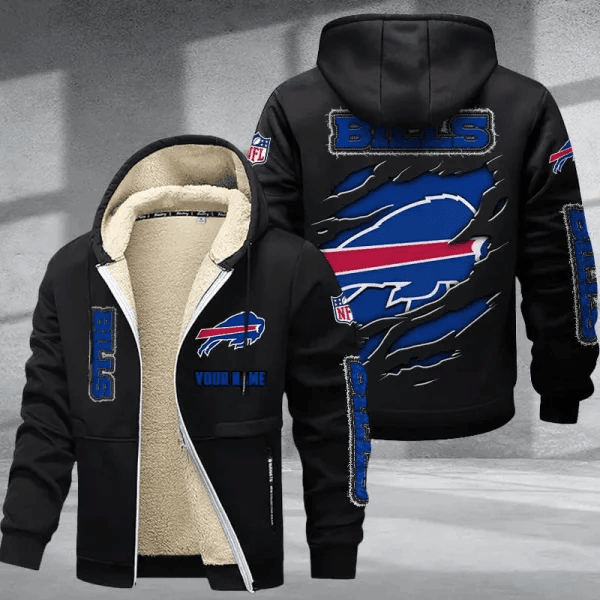 Buffalo Bills DMTZ0357 Thickened Zipper Hoodies