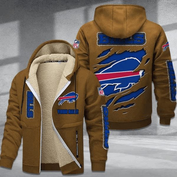 Buffalo Bills DMTZ0357 Thickened Zipper Hoodies