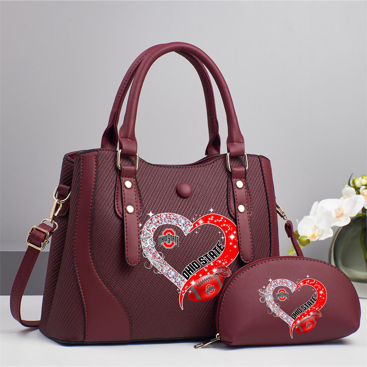 Emerald Tote — Free Wristlet Included Ohio State Buckeyes PUHA147