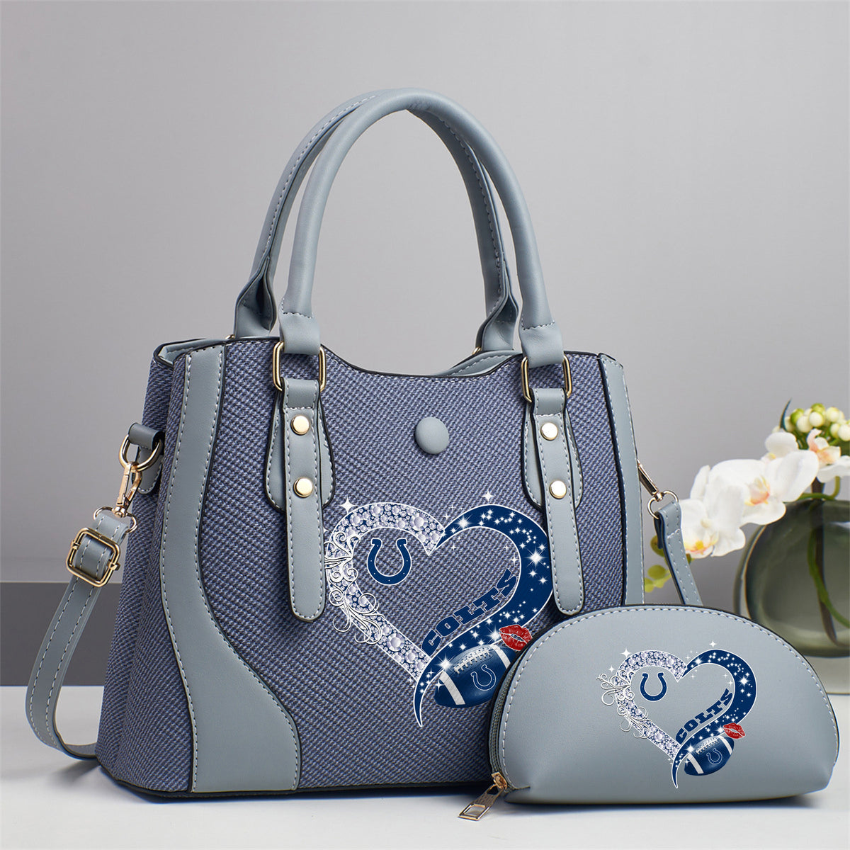 Emerald Tote — Free Wristlet Included Indianapolis Colts PUHA014