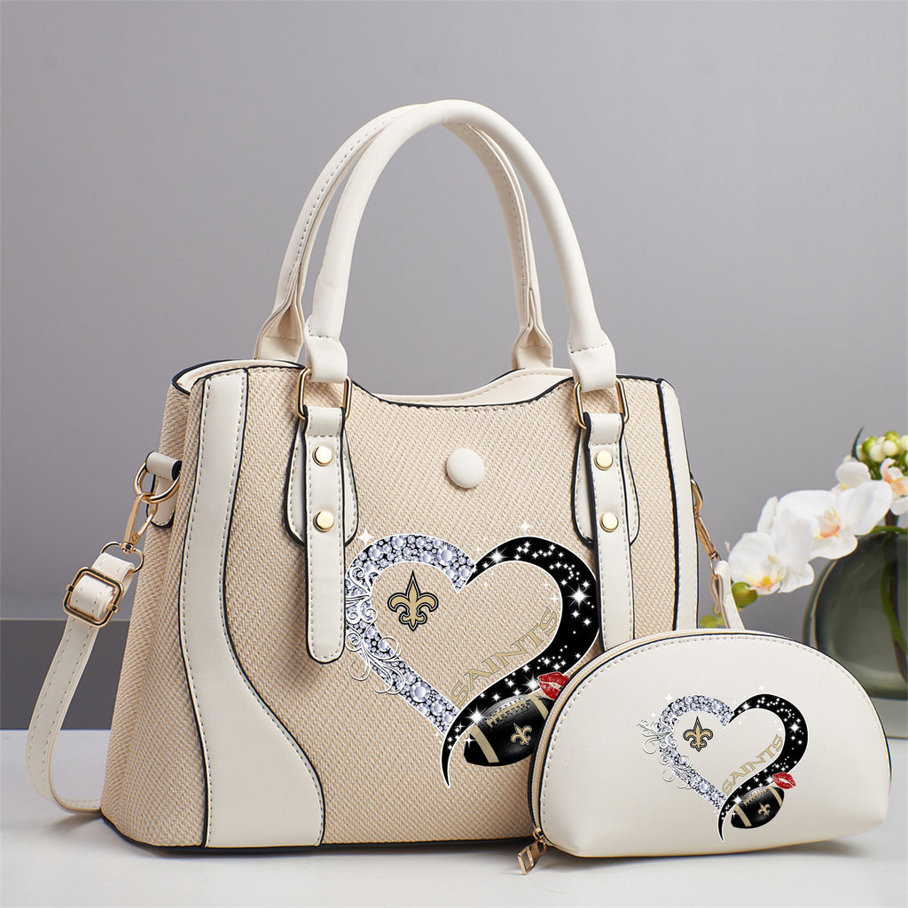 Emerald Tote — Free Wristlet Included New Orleans Saints PUHA023