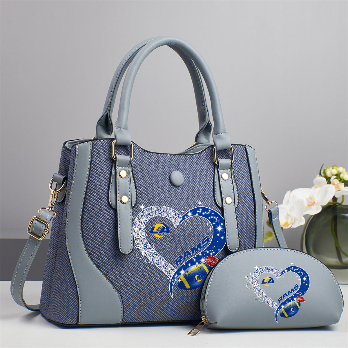 Emerald Tote — Free Wristlet Included Los Angeles Rams PUHA019