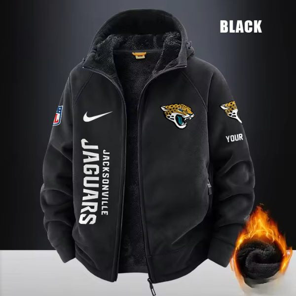 Jacksonville Jaguars Fleece Fashion Hooded Jacket Outdoor SPTFFHJ079