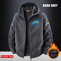 Los Angeles Chargers Fleece Fashion Hooded Jacket Outdoor SPTFFHJ050
