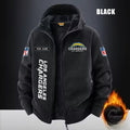 Los Angeles Chargers Fleece Fashion Hooded Jacket Outdoor SPTFFHJ018