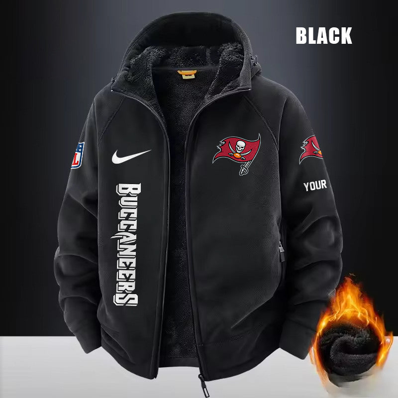 Tampa Bay Buccaneers Fleece Fashion Hooded Jacket Outdoor SPTFFHJ094