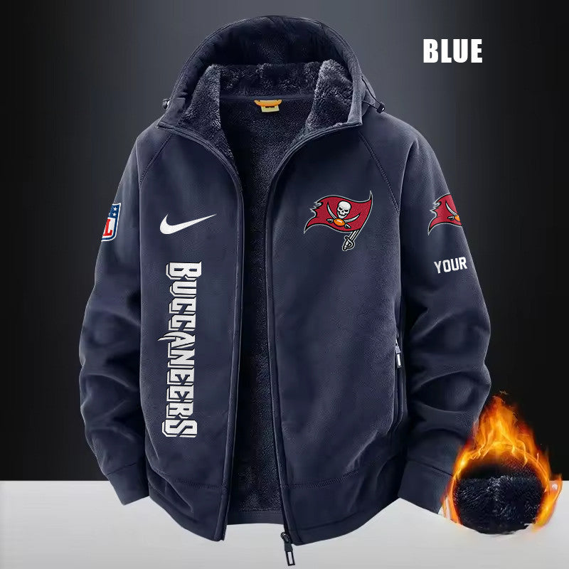 Tampa Bay Buccaneers Fleece Fashion Hooded Jacket Outdoor SPTFFHJ094