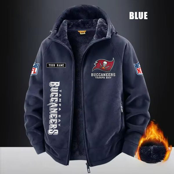 Tampa Bay Buccaneers Fleece Fashion Hooded Jacket Outdoor SPTFFHJ030