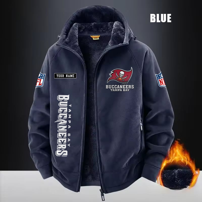 Tampa Bay Buccaneers Fleece Fashion Hooded Jacket Outdoor SPTFFHJ030