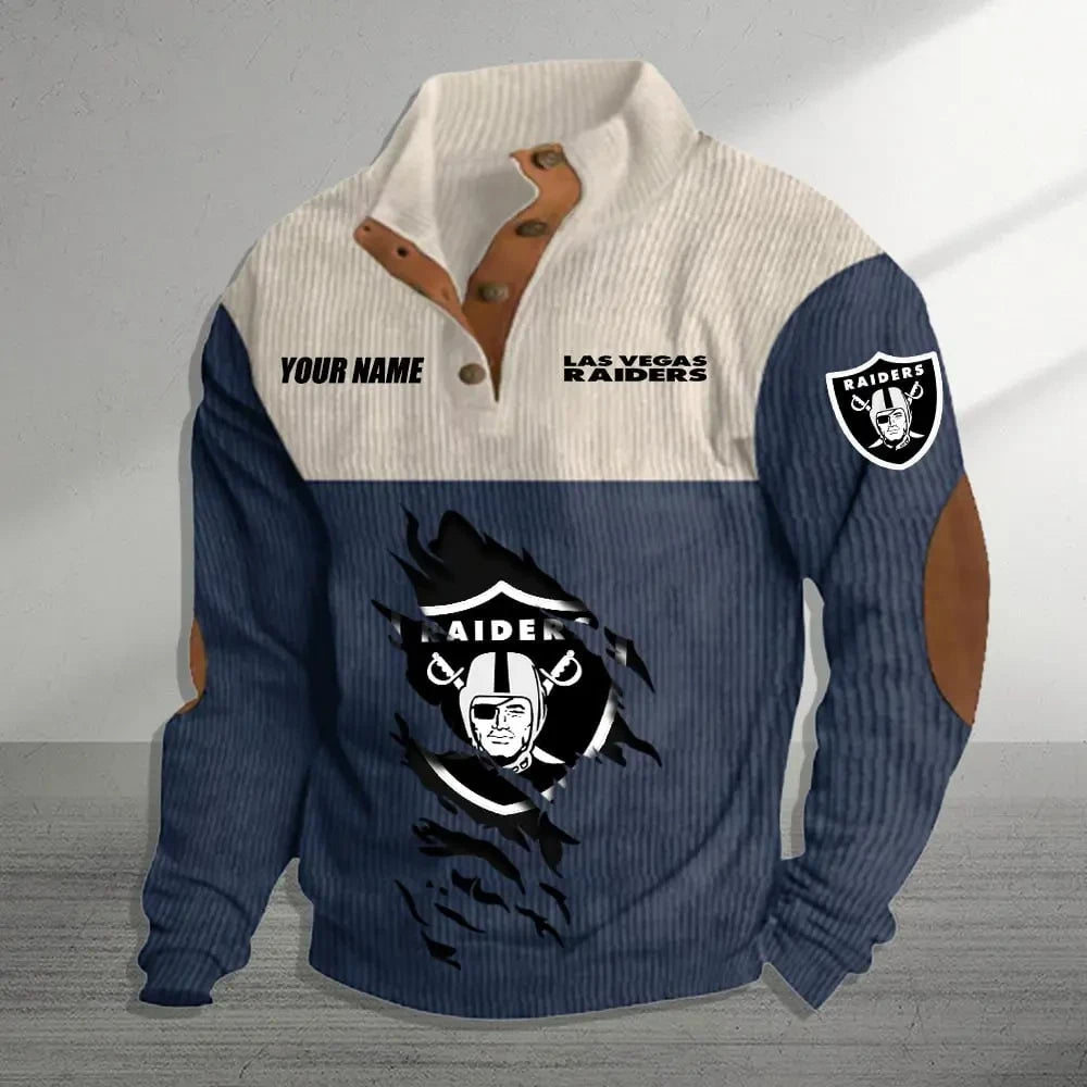 Las Vegas Raiders Premium Personalized Game-Day Pullover S9DBSCH145