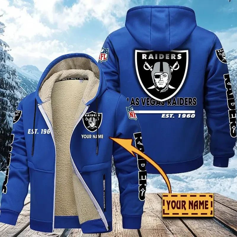 Las Vegas Raiders | Zip Up Fur Coat ANZTZH132 – Sportique Shop