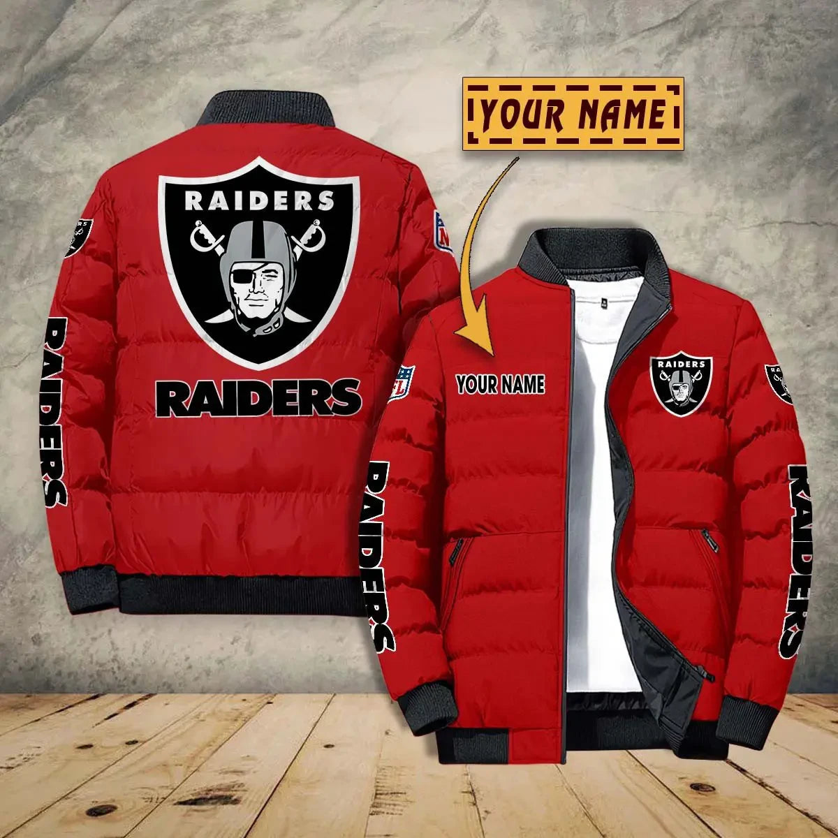 Las Vegas Raiders PUJPJ110 Puffer Jacket