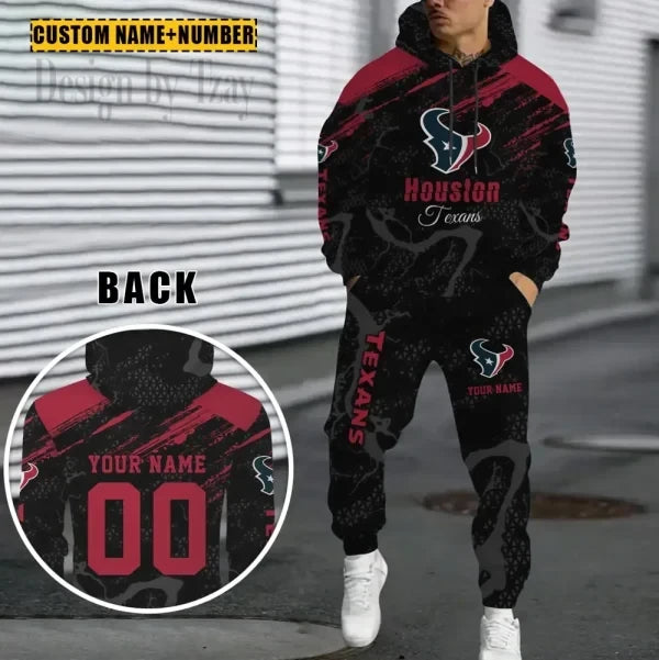 Houston Texans Combo Hoodie And Sweatpants Gift For Fan AZHD1062