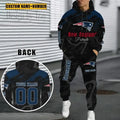 New England Patriots Combo Hoodie And Sweatpants Gift For Fan AZHD1071